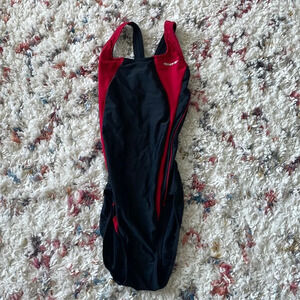 Black and Red Sporti One Piece